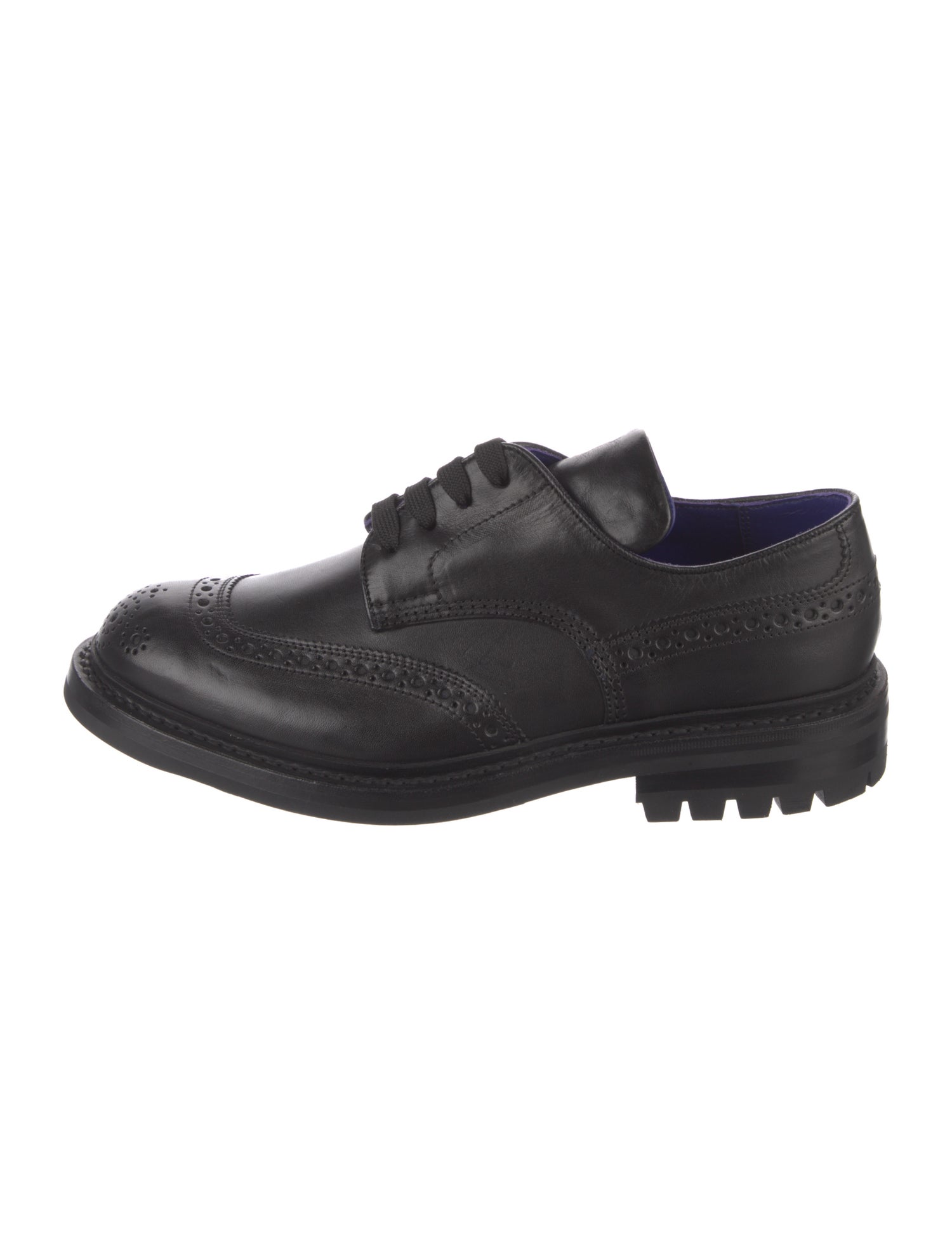 Burberry Leather Lasercut Accents Brogues