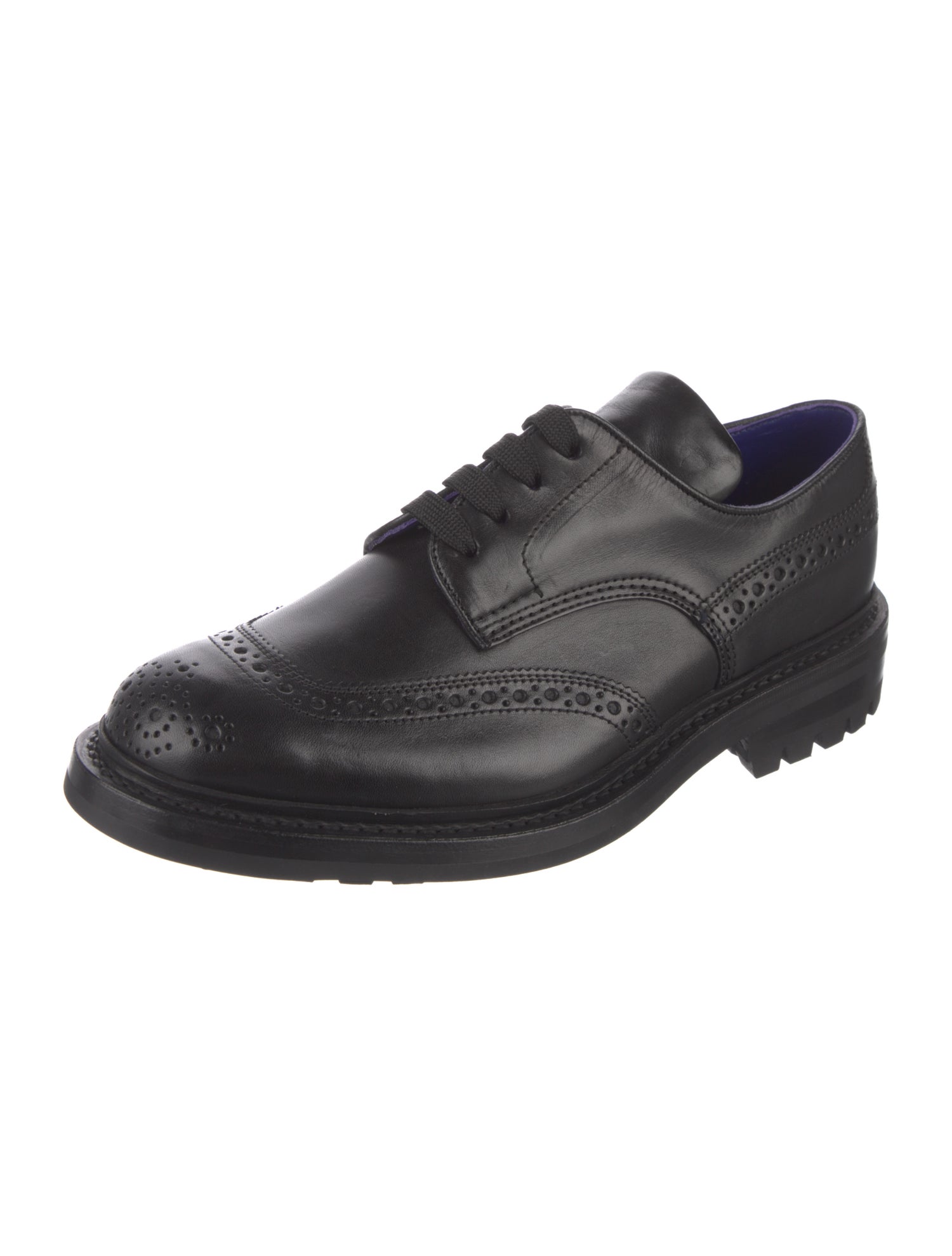 Burberry Leather Lasercut Accents Brogues