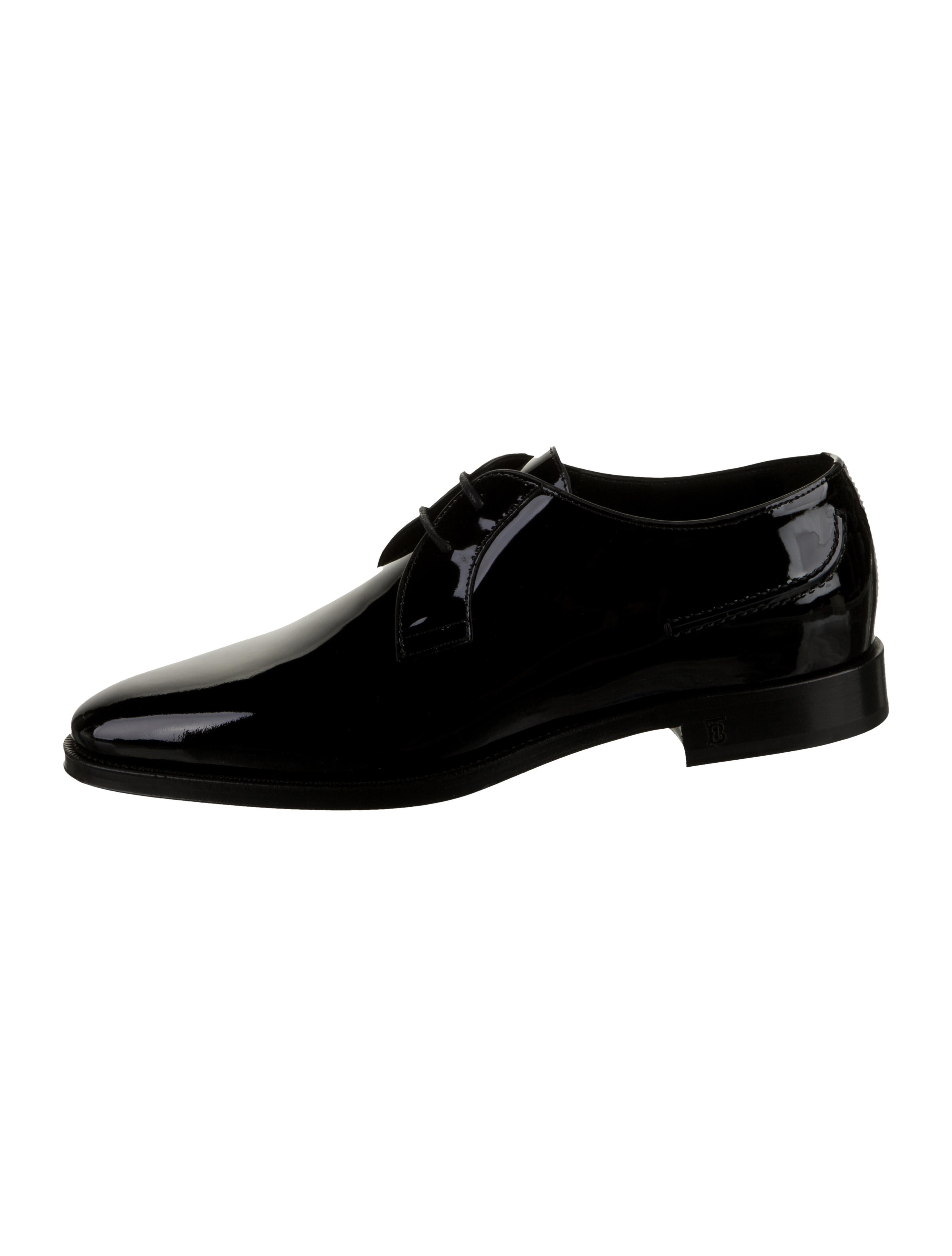 Burberry Patent Leather Derby Shoes