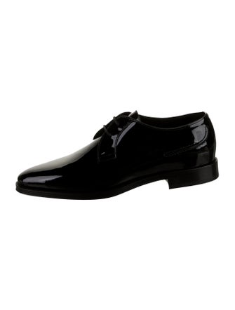 Burberry Patent Leather Derby Shoes