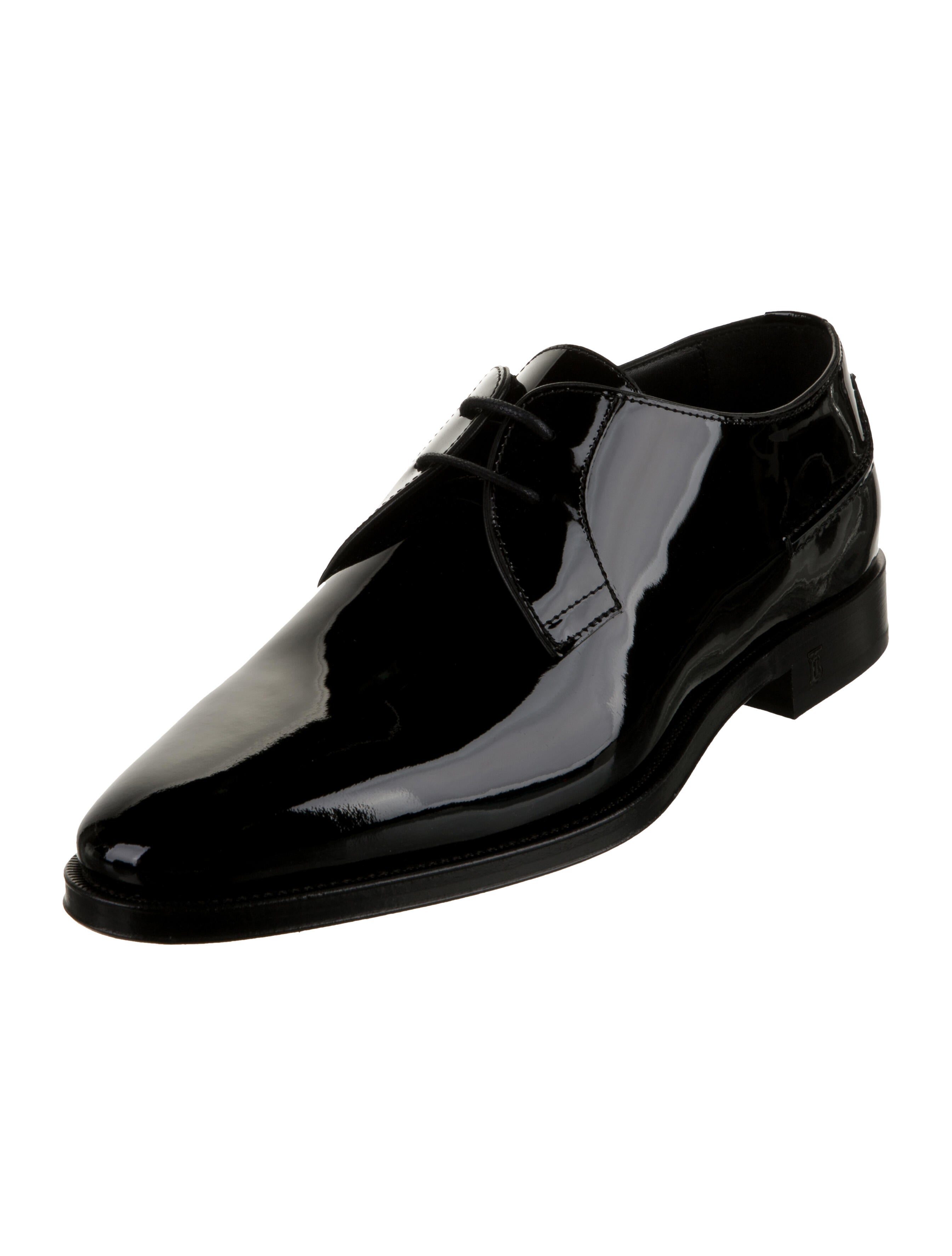 Burberry Patent Leather Derby Shoes