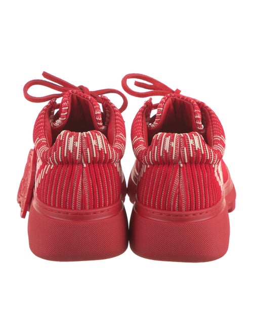 Burberry Leather Plaid Print Lace-Up Boots