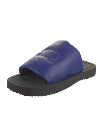 Burberry Leather Slides