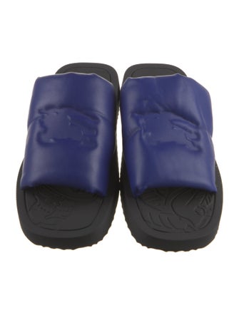 Burberry Leather Slides