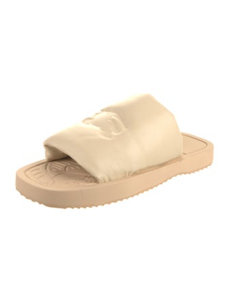 Burberry Leather Slides