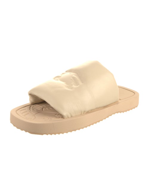 Burberry Leather Slides