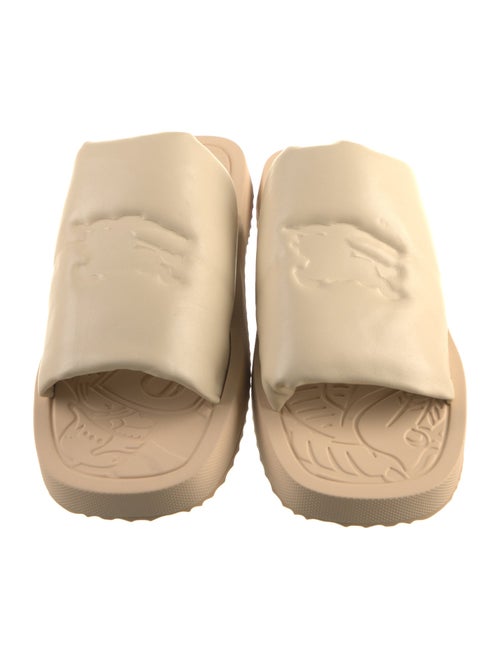 Burberry Leather Slides
