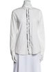 Burberry London Long Sleeve Button-Up Top
