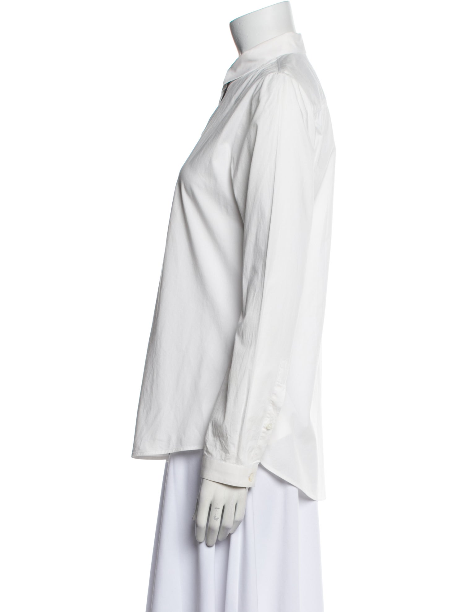 Burberry London Long Sleeve Button-Up Top