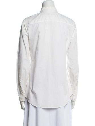 Burberry London Long Sleeve Button-Up Top
