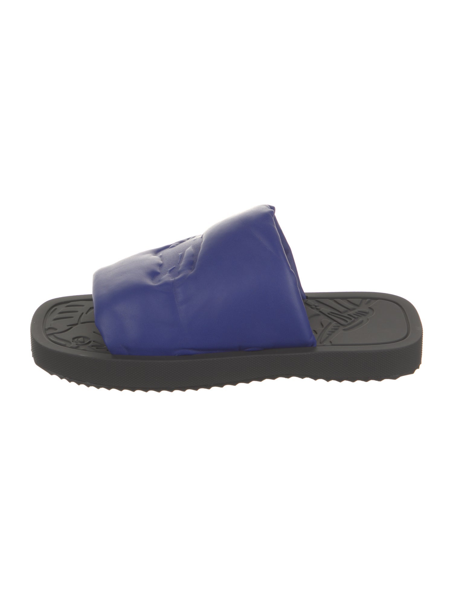 Burberry Leather Colorblock Pattern Slides