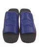 Burberry Leather Colorblock Pattern Slides
