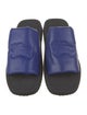 Burberry Leather Colorblock Pattern Slides
