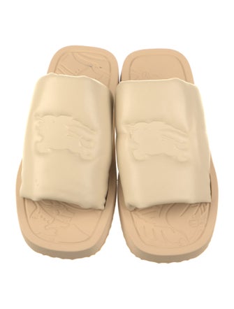Burberry Leather Slides