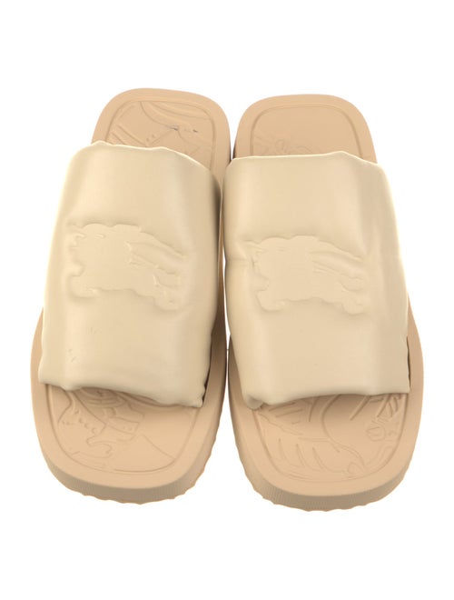 Burberry Leather Slides