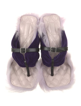 Burberry Leather Slides