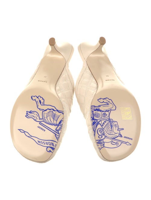 Burberry Leather Mules