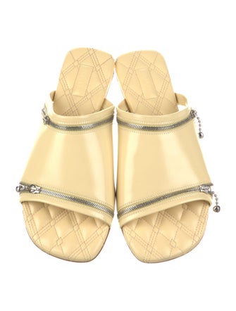 Burberry Leather Slides
