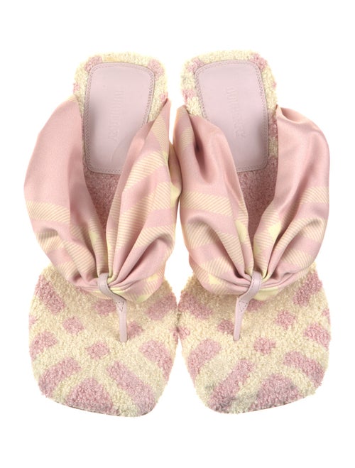 Burberry Printed Flip Flops