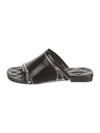 Burberry Leather Slides