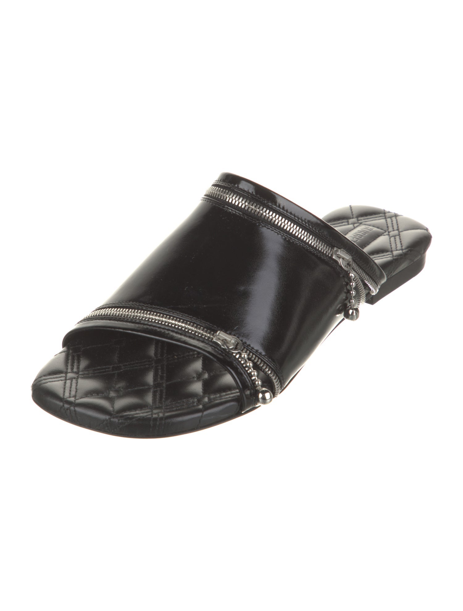 Burberry Leather Slides