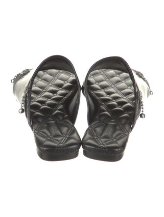 Burberry Leather Slides