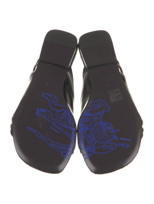 Burberry Leather Slides
