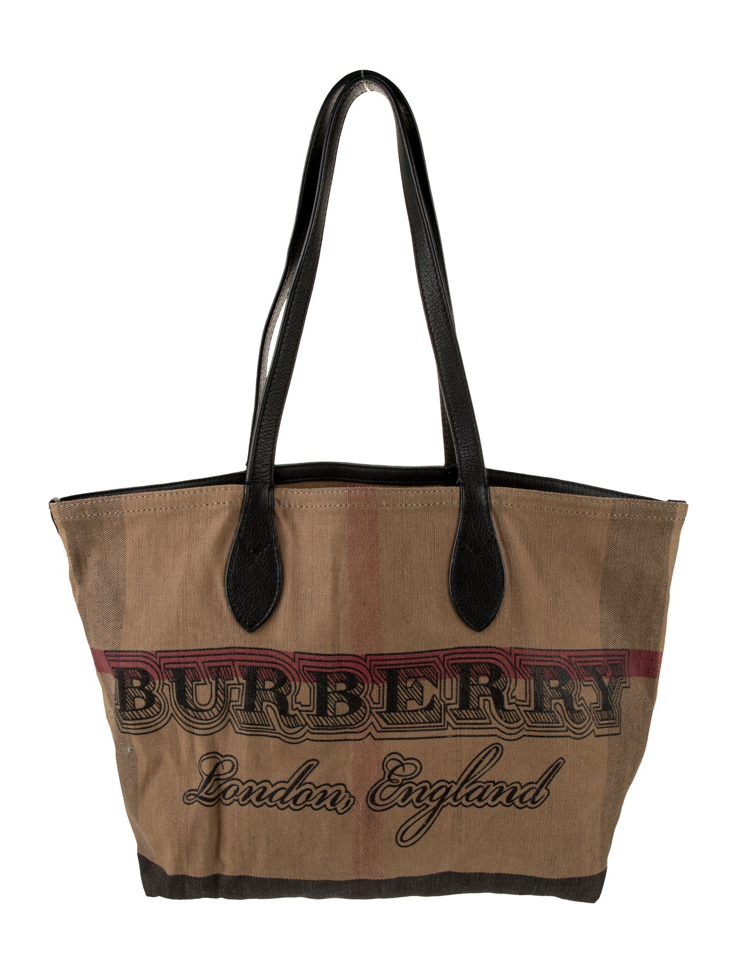 Burberry Mega Check Tote Medium