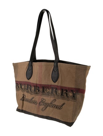 Burberry Mega Check Tote Medium