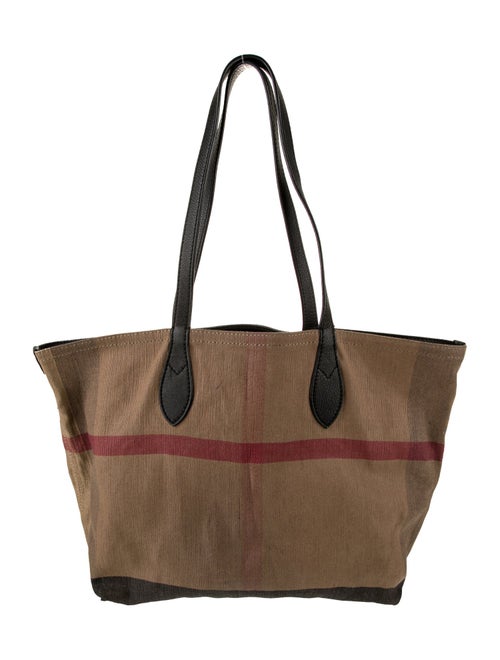 Burberry Mega Check Tote Medium
