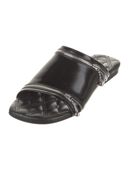 Burberry Patent Leather Slides