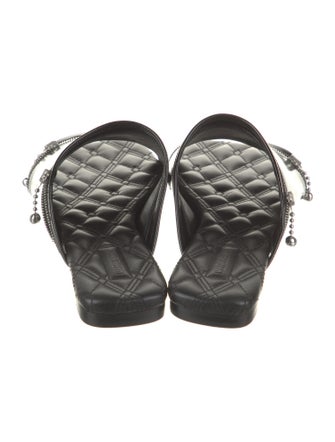 Burberry Patent Leather Slides