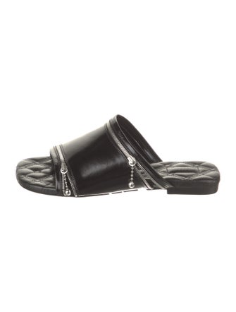 Burberry Leather Slides