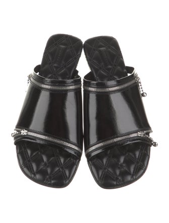 Burberry Leather Slides