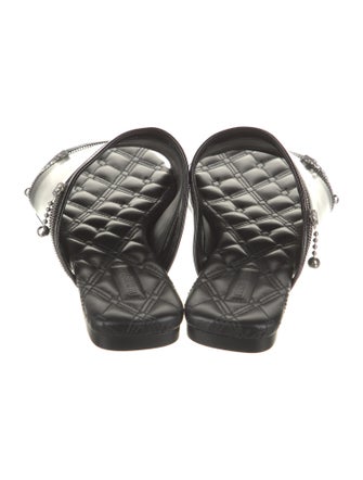 Burberry Leather Slides