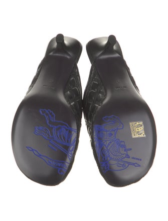 Burberry Leather Mules