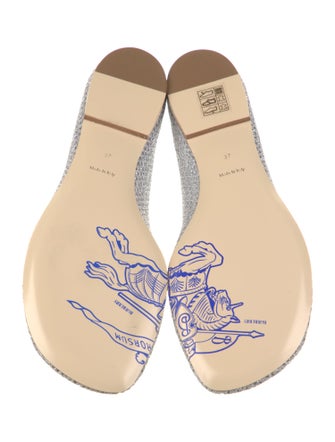 Burberry Leather Ballet Flats