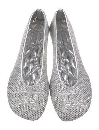 Burberry Leather Ballet Flats