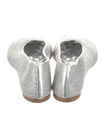 Burberry Leather Animal Print Flats