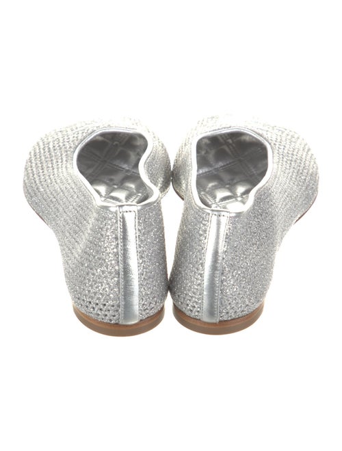 Burberry Leather Animal Print Flats