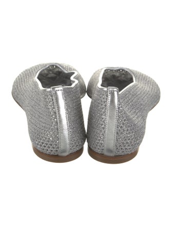 Burberry Leather Animal Print Ballet Flats