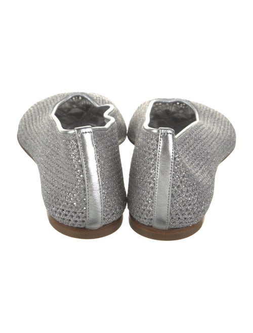 Burberry Leather Animal Print Ballet Flats