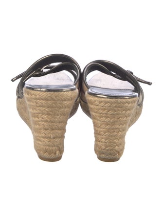 Burberry Nova Check Pattern Canvas Espadrilles