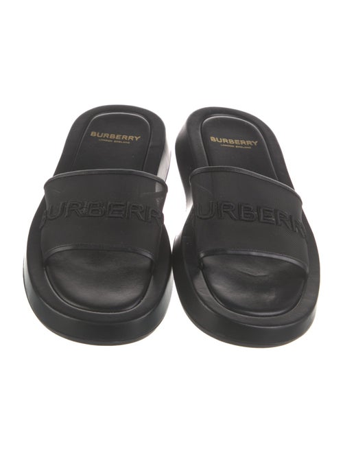 Burberry Mesh Mesh Accents Slides