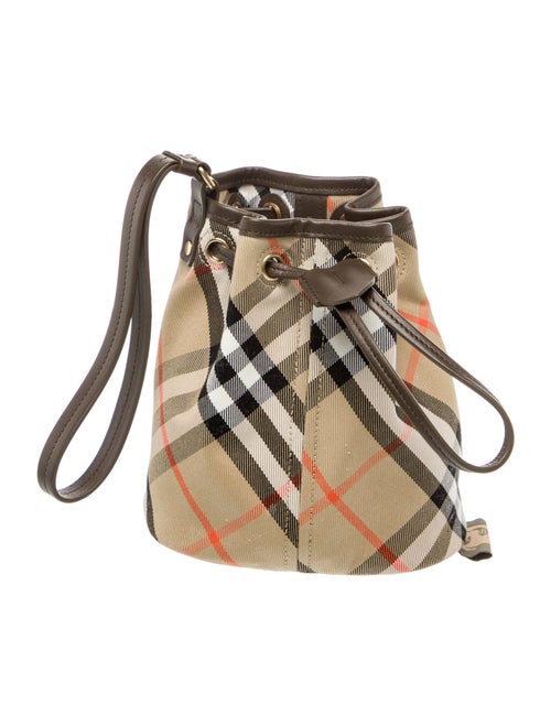 Burberry Canvas Bucket Bag