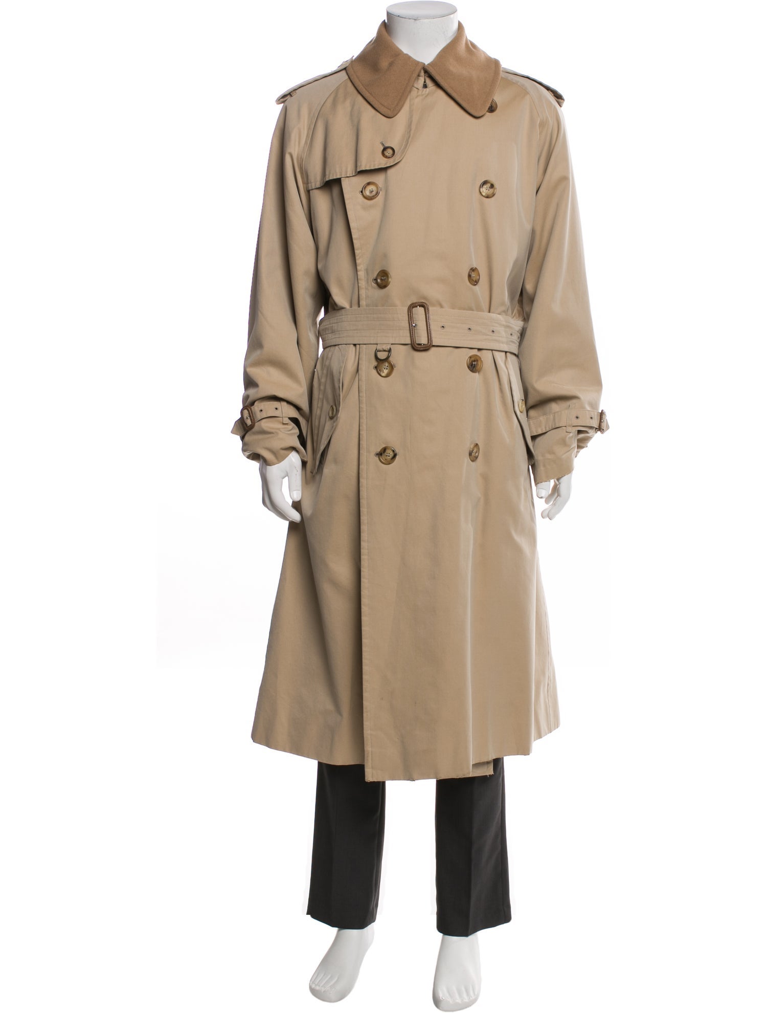 Burberry London Cashmere Trench Coat