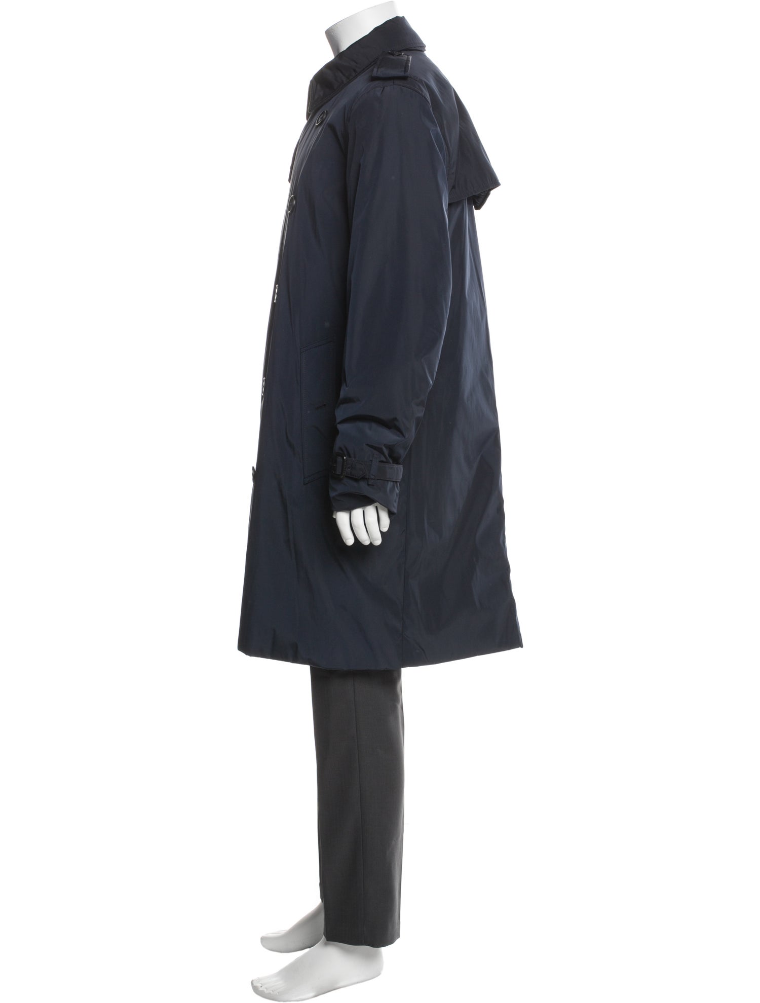 Burberry Nova Check Pattern Trench Coat