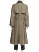 Burberry Nova Check Pattern Wool Trench Coat