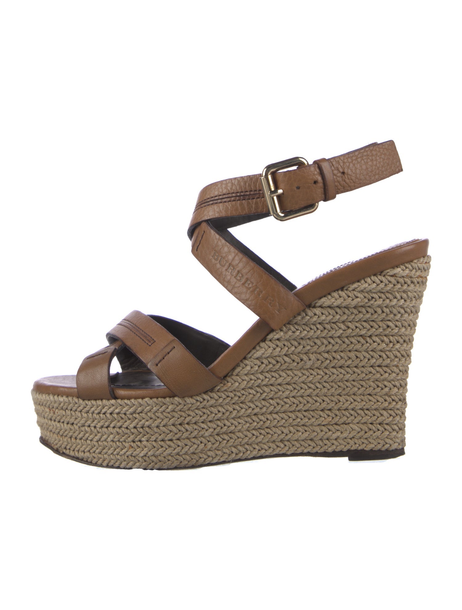 Burberry Leather Espadrilles