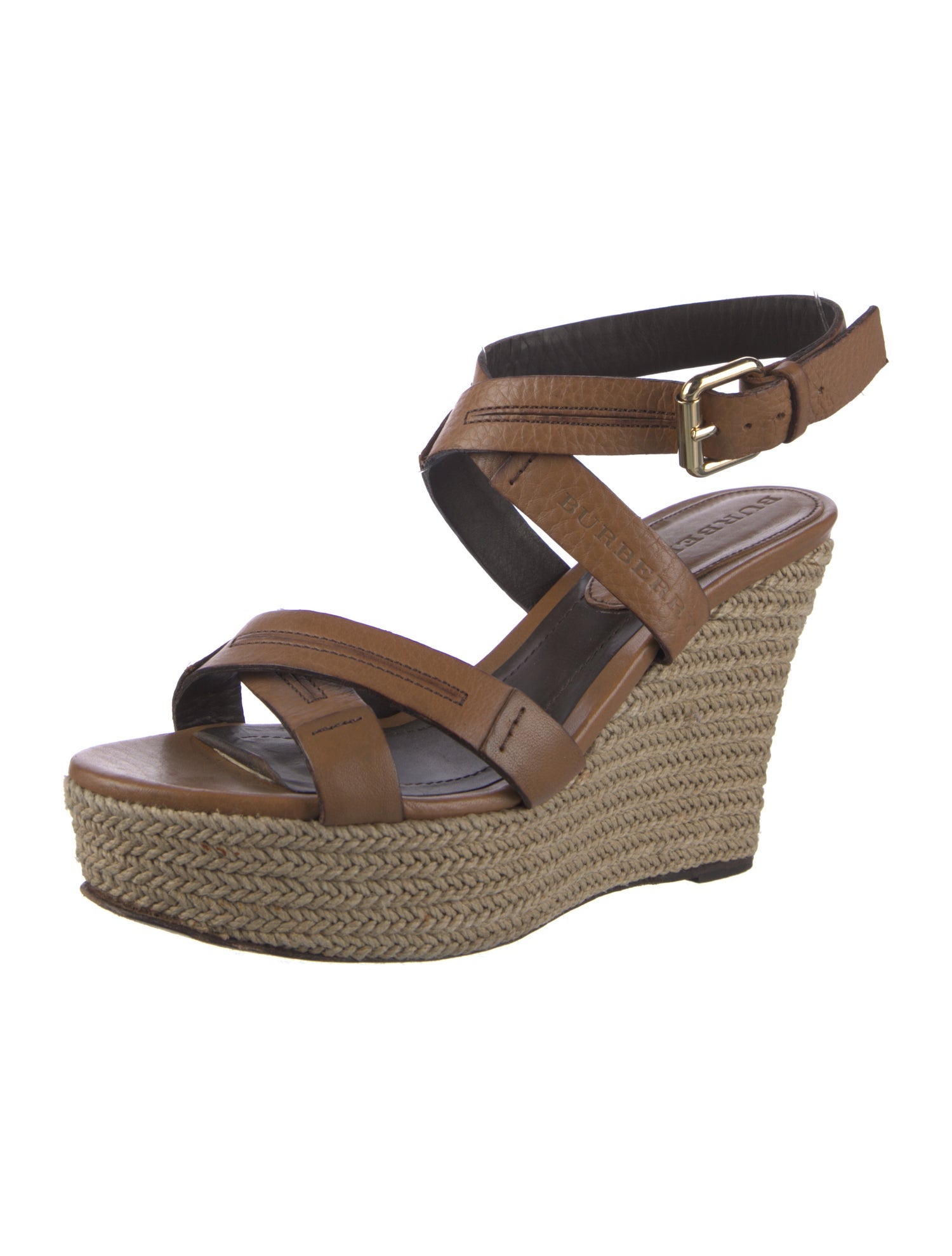 Burberry Leather Espadrilles